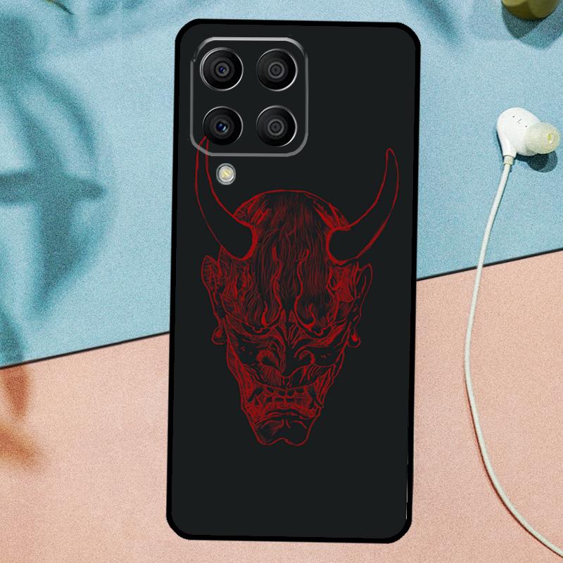 Oni Hannya Mask For Samsung Galaxy M21 M31 M11 M13 M33 M53 M16 M06 M12 M14 M15 M35 M55 M34 M54 M32 M52 Case