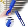 4 Pieces Double Brush Head Blinds Cleaning Tools for Window Blind Air Conditioner Vent and Car Vent Cleaner Duster Brush