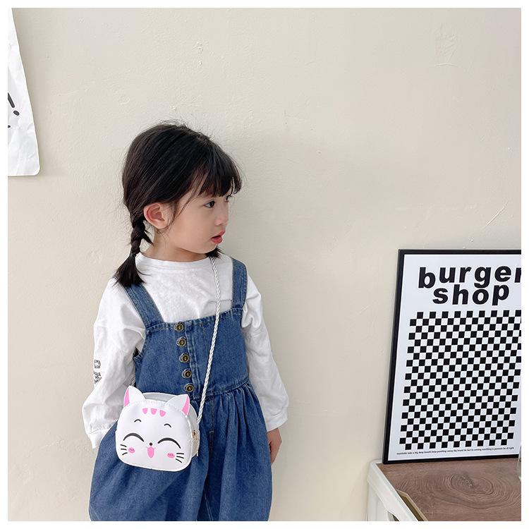 Adorable Korean Style Animal Coin Purse for Girls – Fashionable Children's Shoulder Crossbody Bag