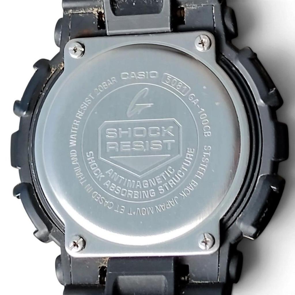 Used CASIO G-SHOCK GA-100CB Camouflage Ana-Digi (Reason for Discount)