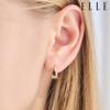 [ELLE Jewelry] 14K Daily One-Touch Ring Earrings (Gold Plated) ELGPEE487