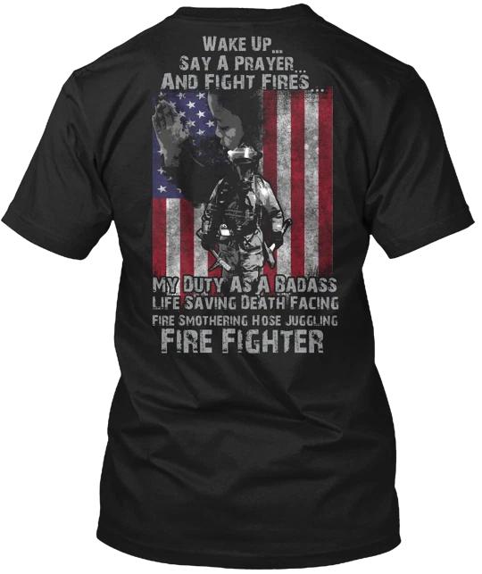 

FIRE FIGHTER S PRAYER T shirt Made in the USA Size S to 5XL M