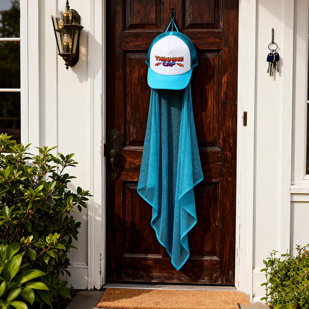 Blue  Thinking Hat Truck Driver Hat