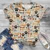 Summer Women's T-shirt Ladies Fashion Short Sleeve T-shirt Casual Top