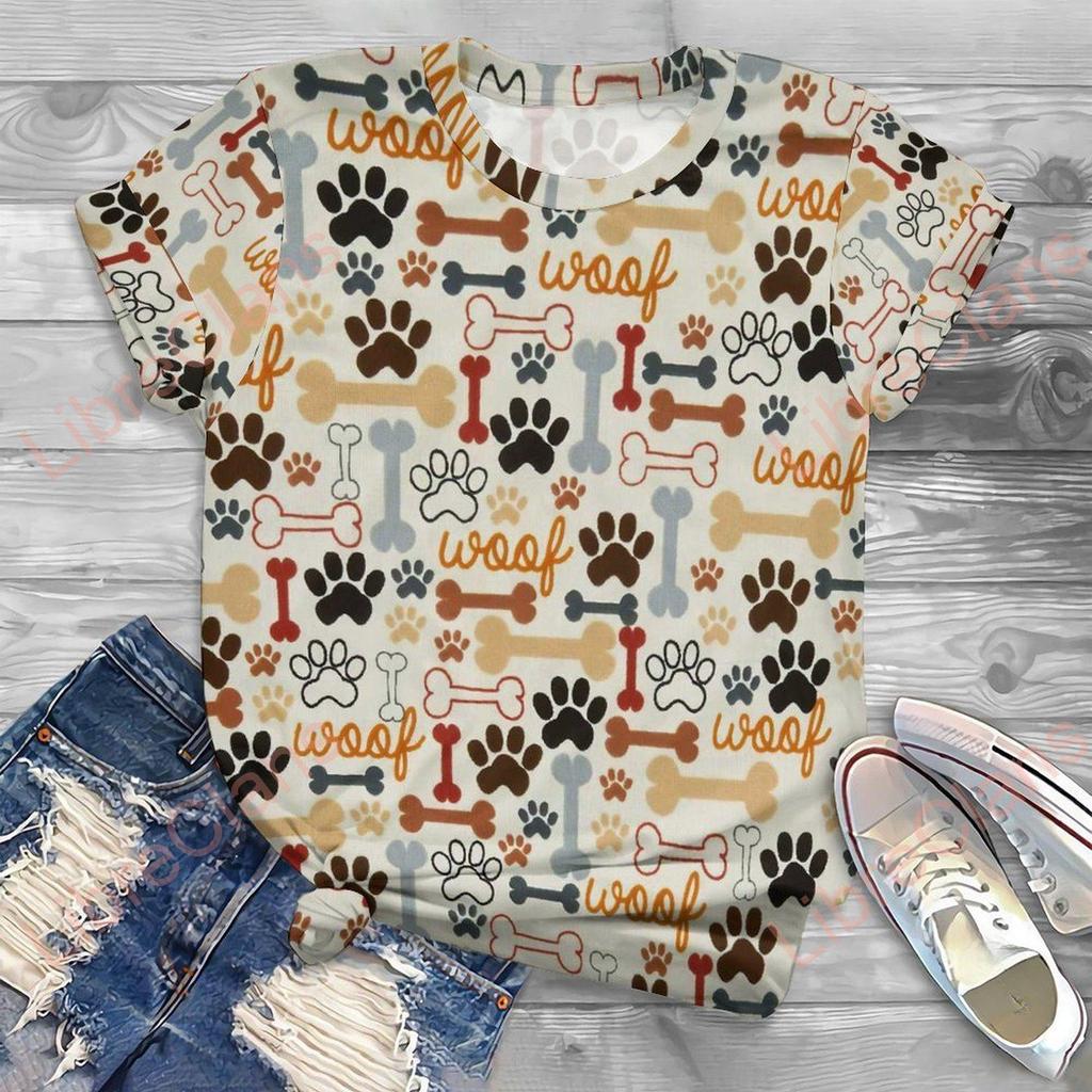 Summer Women's T-shirt Ladies Fashion Short Sleeve T-shirt Casual Top