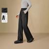 Inman Women's 2025 Winter Elastic Waist Wool Blend Wide Leg Pants