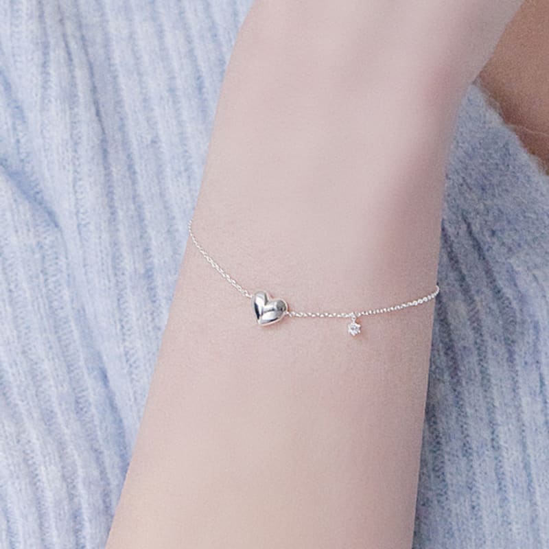 Charmy Lovely Heart Cubic-bracelet