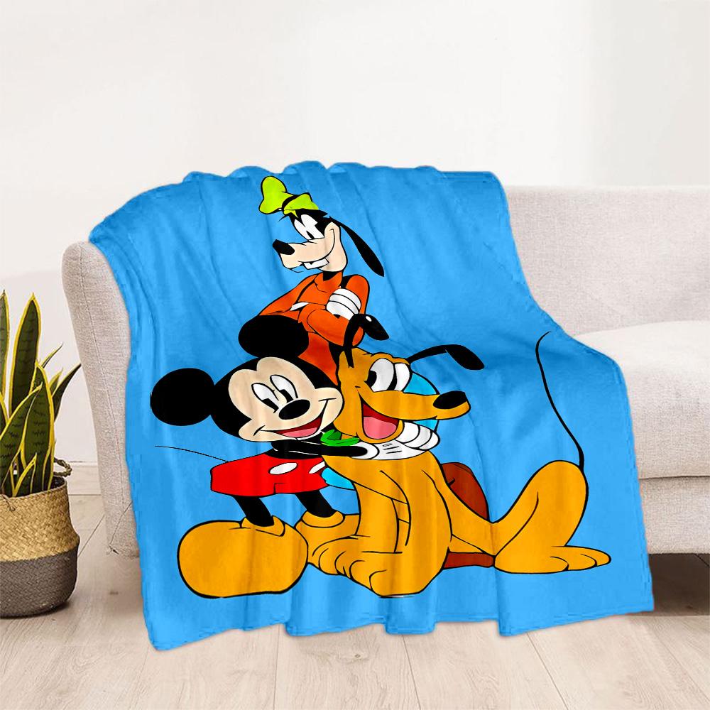 Classic Disney Characters Flannel Blanket-Soft and Suitable for Sofas,Beds,Offices,Travel,All Seasons,Great Gift for Holidays and Birthdays.