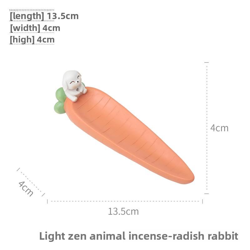 1PCS Cartoon Creative Desktop Incense Holder Tray Home Mini Incense Resin Incense Burner Desktop Ornaments