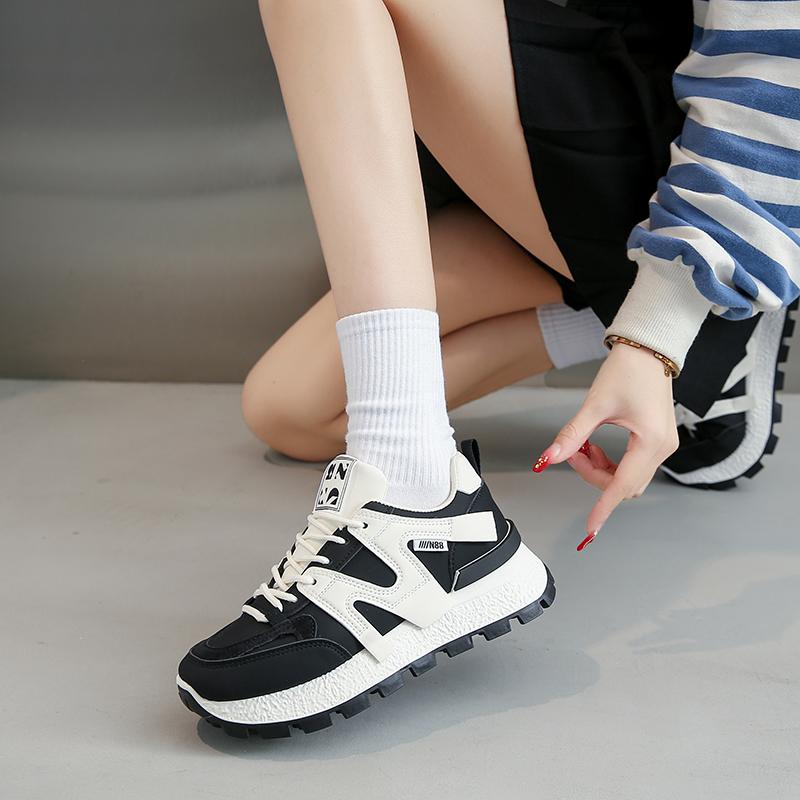 Nové vysoce kvalitní dámské kožené párové tenisky prodyšné pohodlí ležérní venkovní běhání dámské boty Zapatillas Mujer