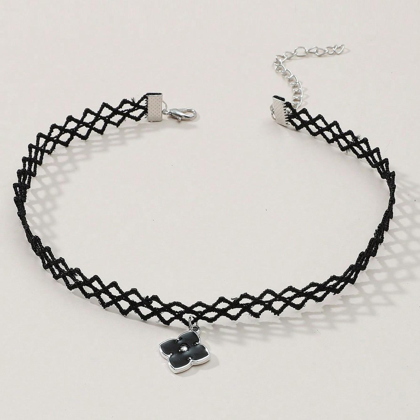 

Sweet Style Butterfly Accessories Lace Necklace Korean Fashion Wedding Necklace