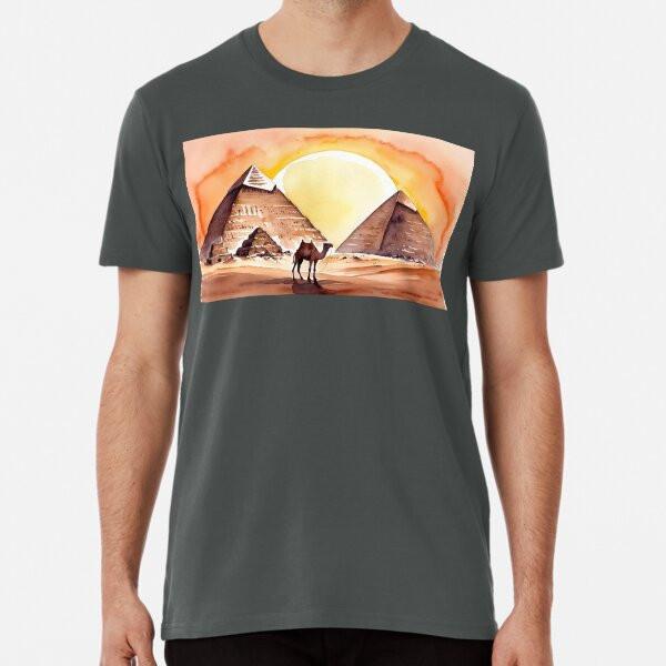 Egypt - The Pyramids at Sunset S to 5XL Made in the AU/USA T-Shirt