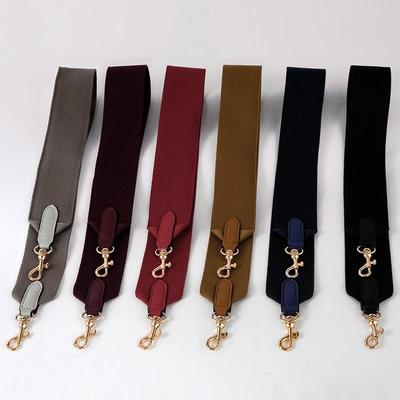 6cm Wide Cowhide Canvas Shoulder Strap for Versatile Crossbody Bucket Bags