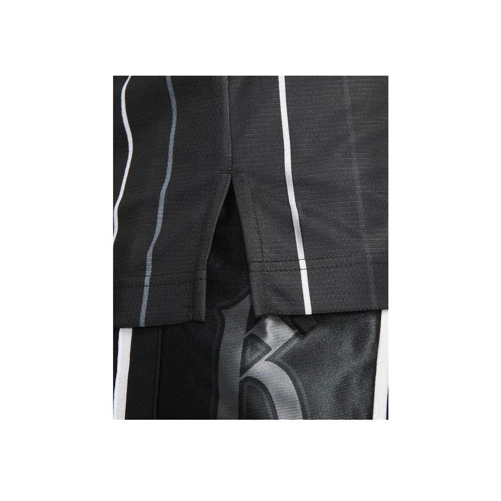 Nike Dri-Fit DNA Striped Round Neck Logo Print Sleeveless Basketball Vest Men Tops Black DX0436-010