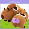 Buttock Capybara Purple Plush Toy Cartoon Stuffed Doll Decoration Gift Kids