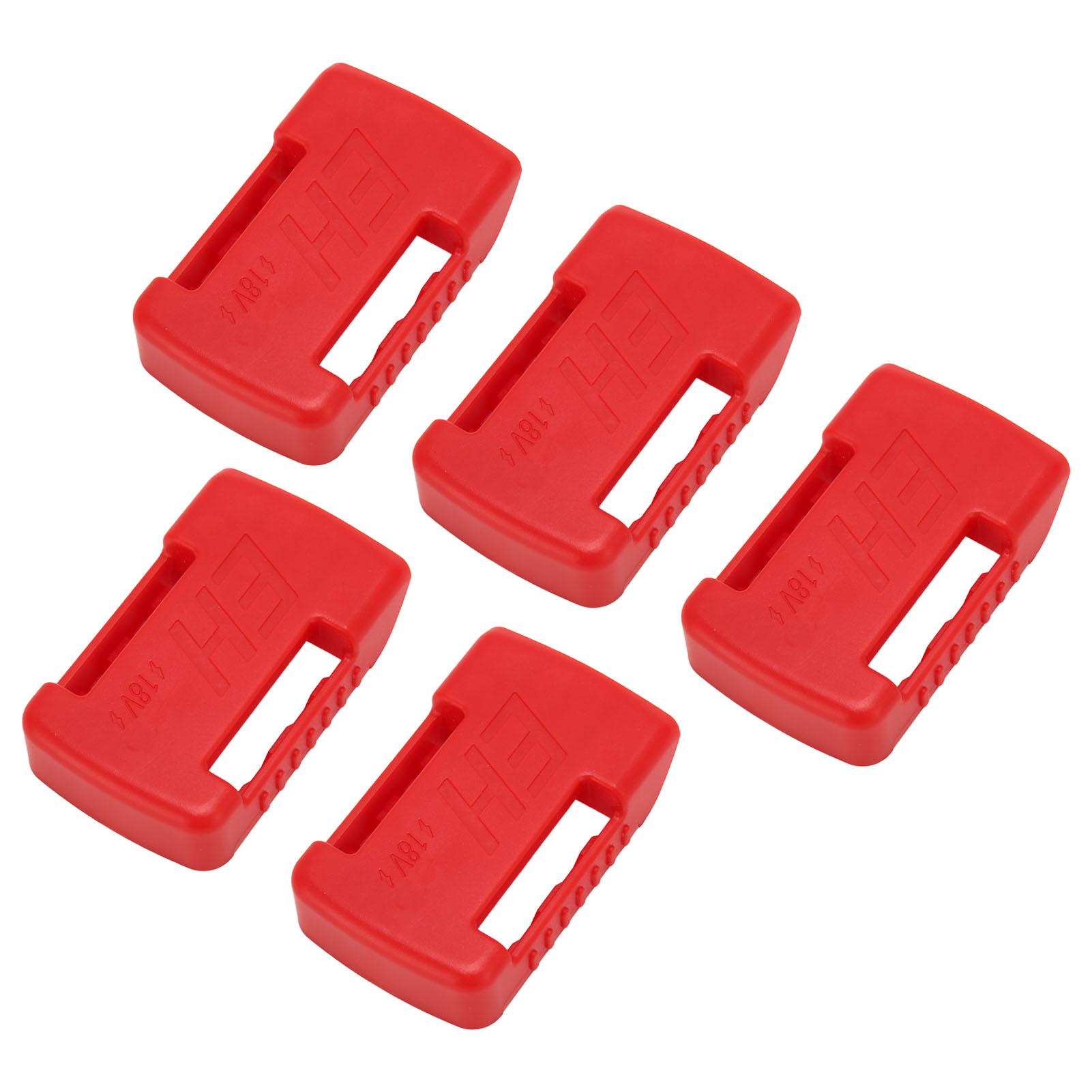 

5PCS 18V Battery Holder Easy Installation Portable Durable Safe 18V Lithium Battery Buckle for EINHELL HANSCH