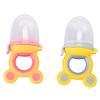2pcs Baby Food Fruit Feeder Pacifier Cute Safe Self Feeding Nipple Teething Toy for Infant Toddler