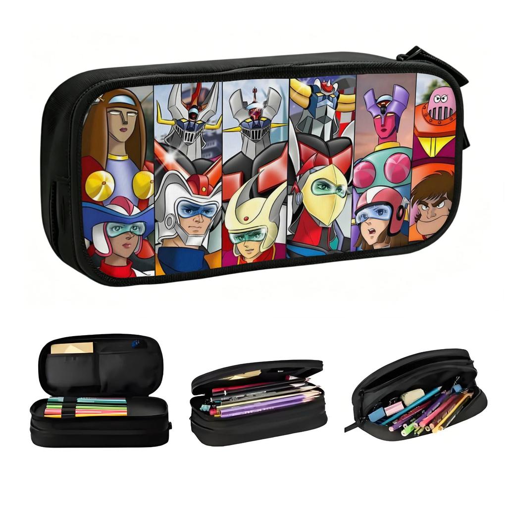 Goldorak Grendizer Goldrake UFO Robot Korean Pencil Cases Girl Boy Mechanical Warrior Pencil Box Students Stationery