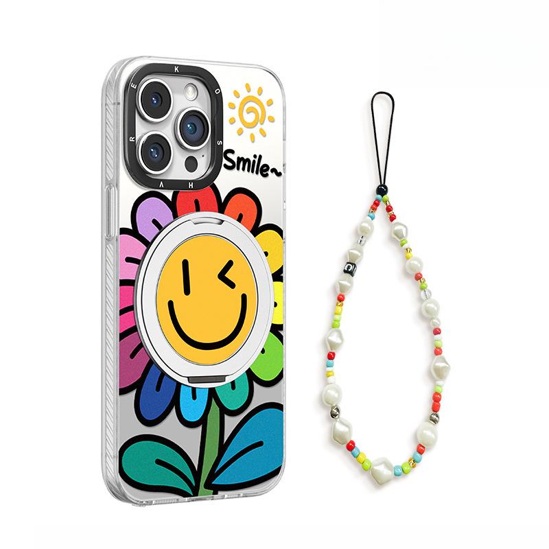 Sunflower Fulcrum Bracket Suitable for Apple 16 Yuanqi Imd Mobile Phone Case 15 Promax Advanced Sense 13 Magnetic Suction 14