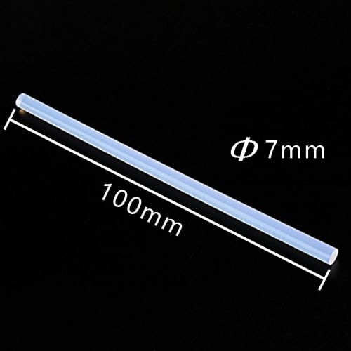 TOUFEIYUAN Glue Gun Sticks, Transparent Hot Melt with Strong Adhesive, 7mm X 100mm, High-Temperature Bond Gun/Glue Gun/Pita Gun Replacement, Large Cap