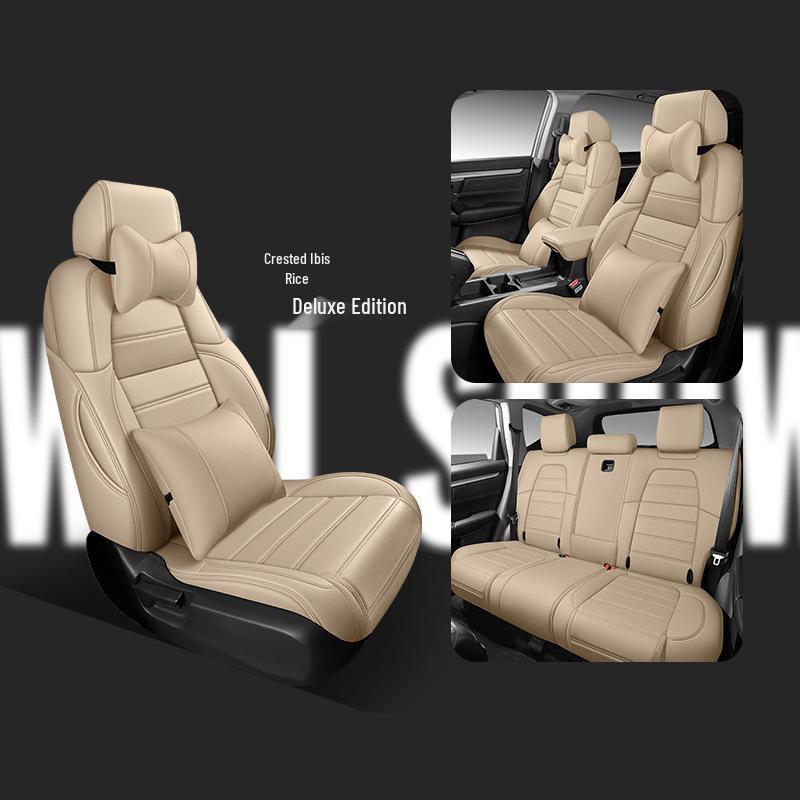 Custom Leather Seat Cover for Honda CRV, XRV, Vezel, Breeze, Integra - Full Wrap Design