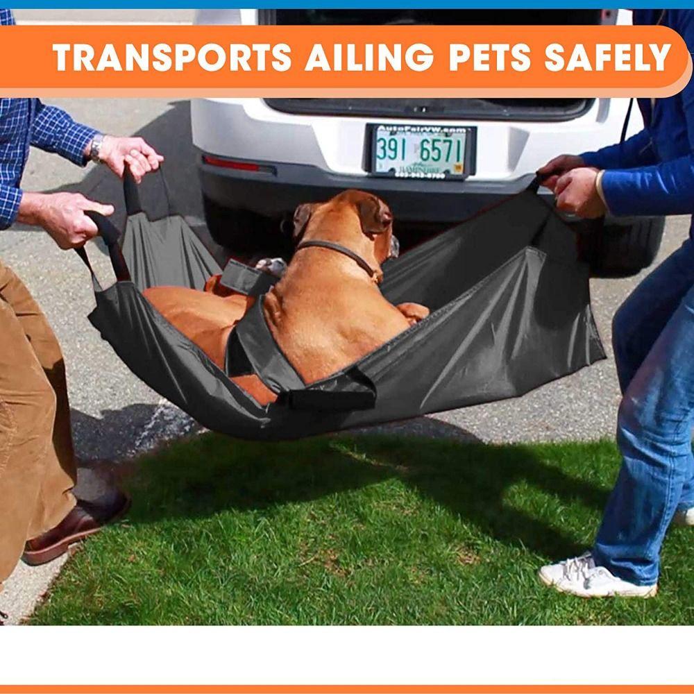 Waterproof Pet Transport Stretcher Foldable 6 Handles Emergency Backpack Comfortable Multifunctional