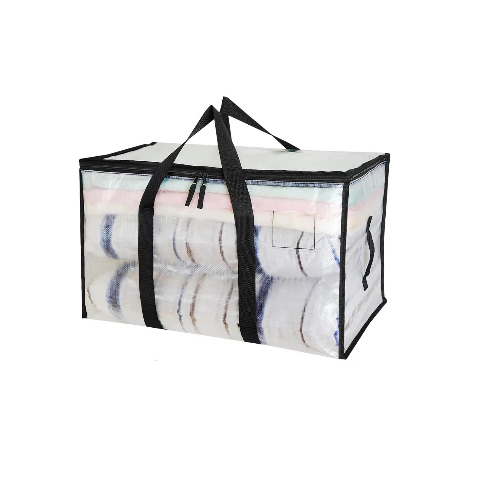 

1/6 Упаковка больших сумок для переезда с усиленными ручками Прочная сумка для хранения одежды Принадлежности для переезда M-1pc