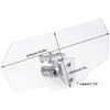 Motorcycle Windscreen, 11 x 4.8 x 0.2inch Universal Motorcycle Wind Deflector Windscreen Wind Deflector Windshield