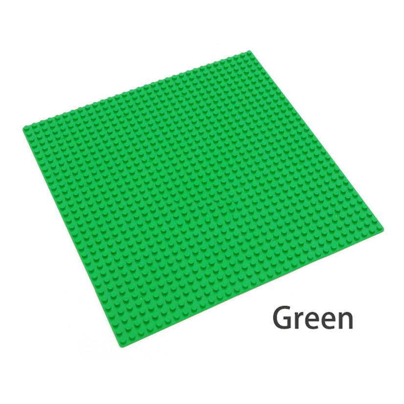

DIY Building Blocks Baseplate Figures Bricks 32x32 Dots Educational Creative Size Compatible With 3811 Toys for Children зелений
