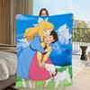 Cartone animato anime h-Heidi una Ragazza delle a-Alpi Flanella calda morbida coperta di peluche per divano soggiorno hogar camera da letto regalo da viaggio casa