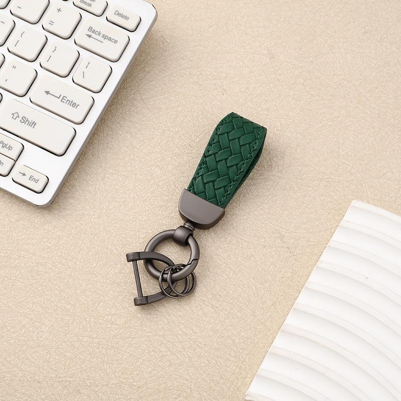 Cross-border Year of the Horse Car Home Keychain Wrist Rope Motorcycle Pendant Men's and Women's Metal Braided Rope Bag Key Chain