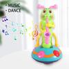 Plastic Saxophone Caterpillar Toy LED Dancing Caterpillar Toy Electric Music Toy  Halloween