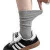 All-In-One Machine Socks Women'S Boneless Long Tube Stacked Socks Comfortable Cotton Socks White Socks Season Versatile Trend