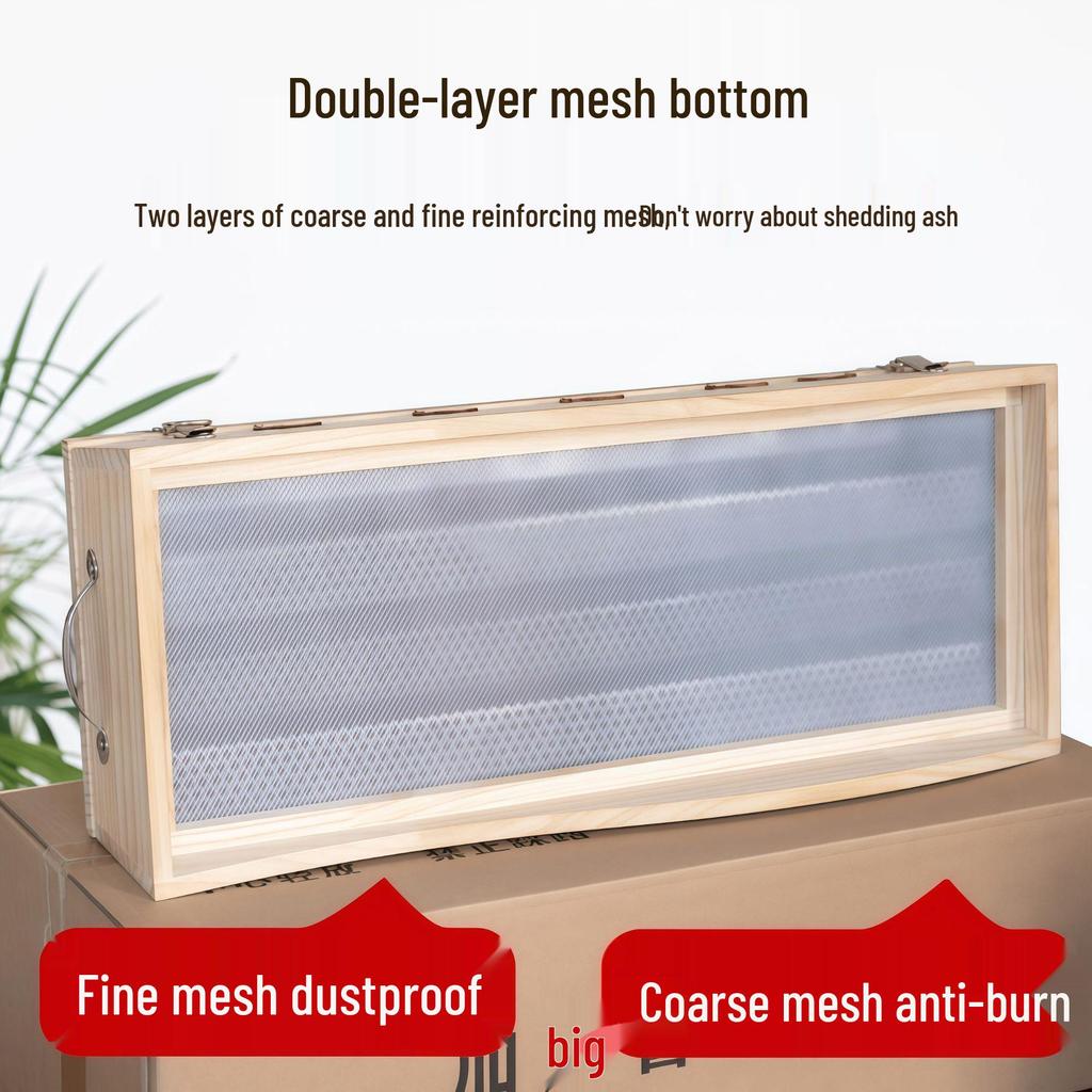 Solid Wood Moxibustion Box: Large, Temperature-Controlled for Full-Body Use on Back and Abdomen