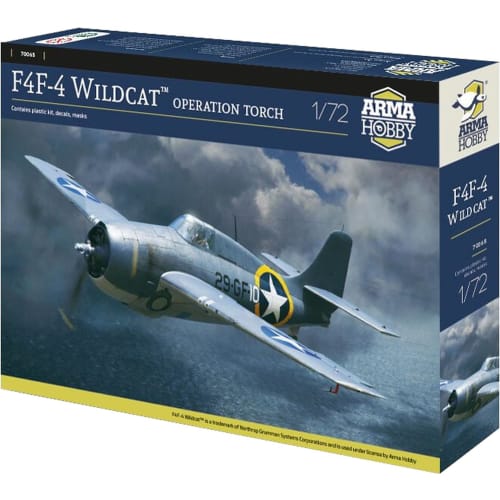 ARMA HOBBY 1/72 F4F-4 Wildcat Operation Torch Plastic Model Kit ADL70065