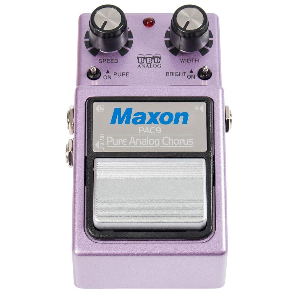 Maxon Pure Analog Chorus PAC9 Guitar Effects Pedal