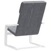 Vidaxl Recliner, Dark Gray, Upholstered In Fabric