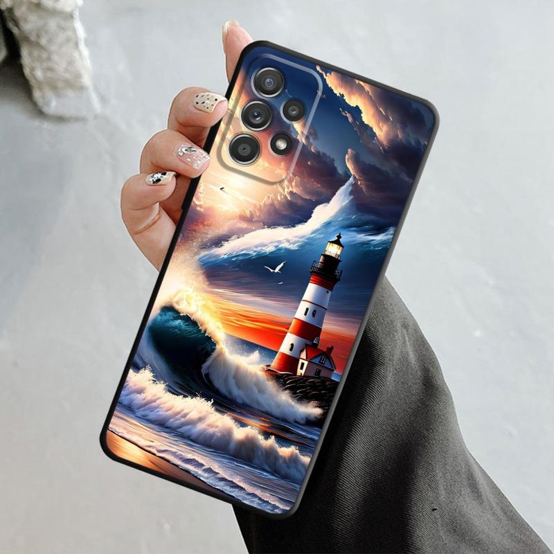 Beautiful Lighthouse Phone Case For iPhone Samsung Galaxy Redmi Xiaomi Oppo OnePlus Note S A 7 8 9 10 11 12 13 14 20 21 22 23 53 54 Pro Max Plus Ultra