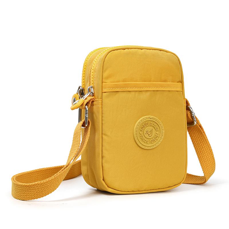 Solid Color Mobile Phone Bag Women's Crossbody Bag Coin Purse