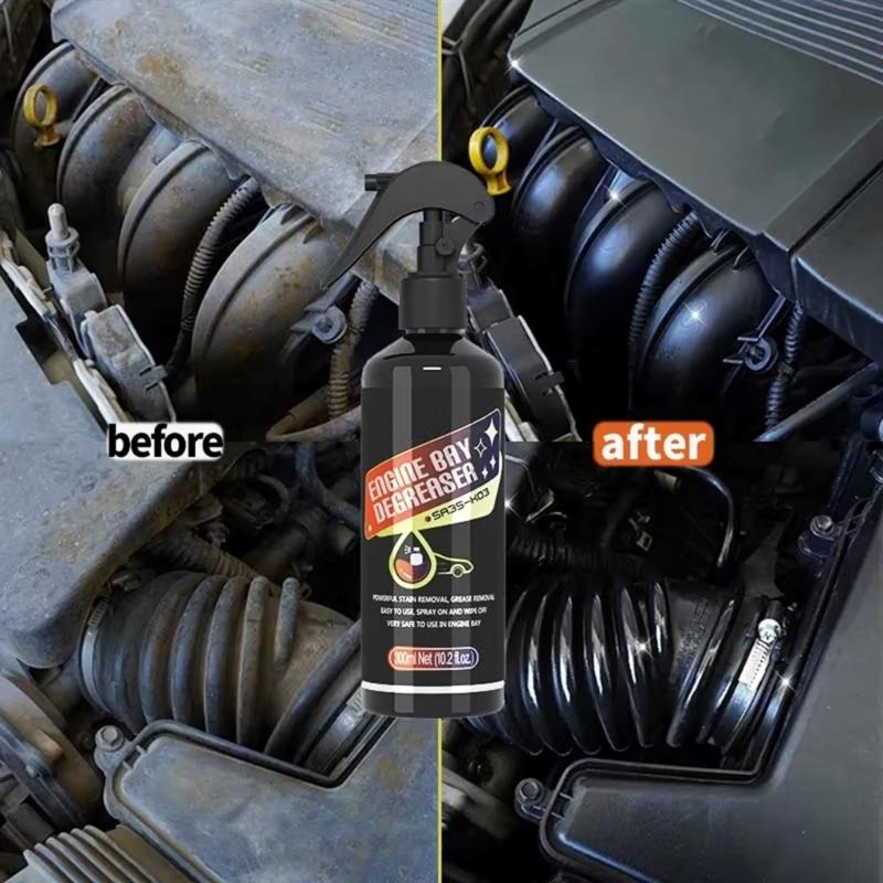 Multipurpose Vehicle Engine Cleaner Powerful Oil Removal Solution Safe Grease & Stain Remover for Engine Bays