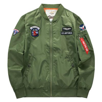 Spring and Autumn Thin Men's Flight Suit Jacket Men's Casual Jacket Large Size Men's American Baseball Suit