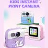 Children Digital Camera Toy Instant Print for Kids Thermal Print Camera Instant Photo Printing Camera Video Toys+32G Memory Card