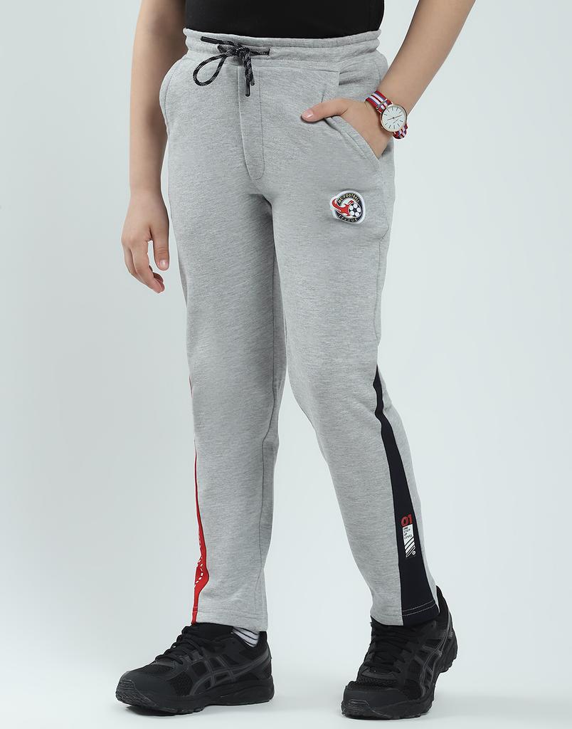 Monte Carlo Boy's Regular Fit Solid Track Pants
