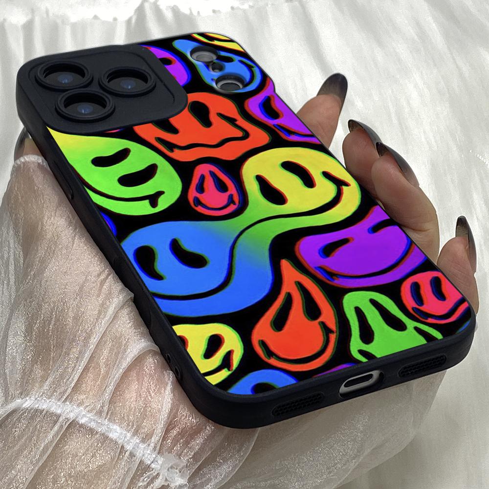 M310 Color Art Lovely Smiley Angel Eyes Soft Phone Cases for iPhone Samsung Galaxy Xiaomi Rdemi Huawei Honor Infinix Realme OPPO Vivo All Model Case