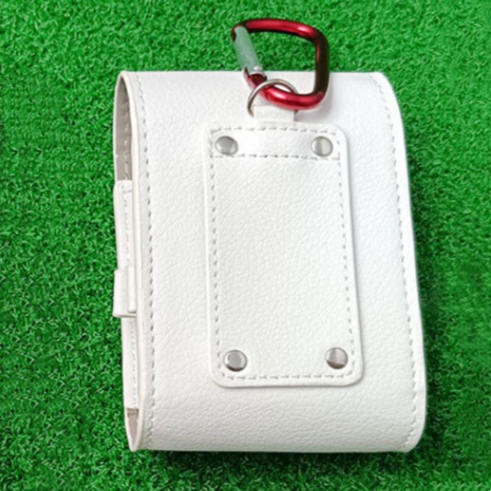 Magnet Closure Golf Rangefinder Case PU Leather Rangefinder Carrying Case  Golf Supplies
