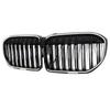 Double Slat Gloss Black Front Grill Grille Fit BMW 7 Series G11 G12 2019-2022