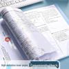 A4 Morandi Color Clear Insert Folder: Transparent Storage Album for Test Paper Collection.