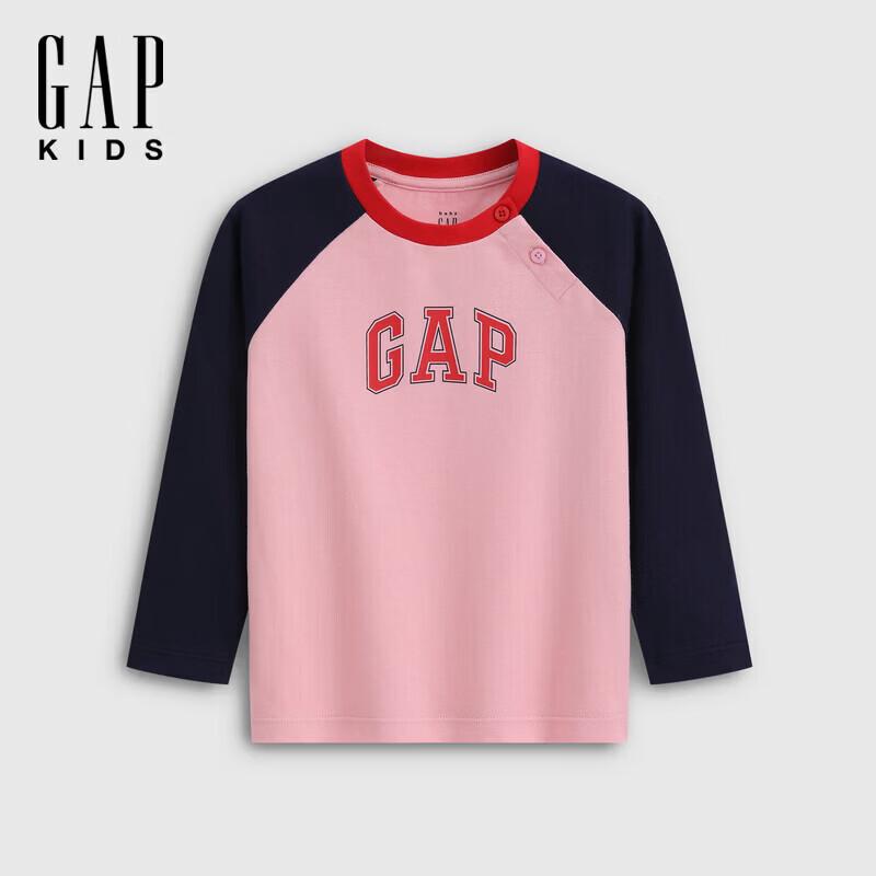 

GAP Girls Toddler Cotton Logo Long Sleeve T-shirt 100 cm (2-3 years)