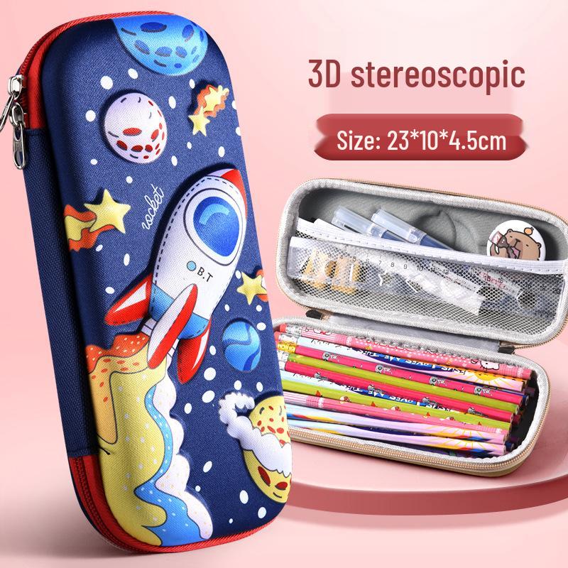 3D Cartoon EVA Pencil Case for Primary & Secondary Students