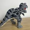 Tyrannosaurus Rex or Velocira Dinosaur Models Micro Mini Construction Blocks designed for Adult Puzzle Playthings Ideal Gifts Desktop Decoration